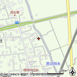 埼玉県白岡市篠津周辺の地図