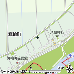 茨城県常総市箕輪町44周辺の地図