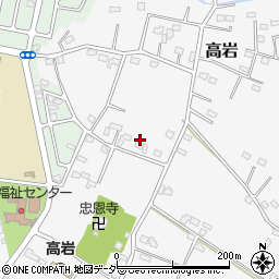 埼玉県白岡市高岩2038-2周辺の地図