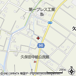 埼玉県比企郡吉見町久保田1195周辺の地図
