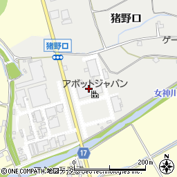 アボットジャパン周辺の地図