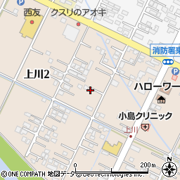 長野県諏訪市上川2丁目2167周辺の地図