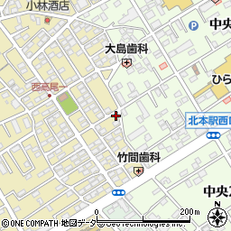 埼玉県北本市西高尾1丁目262周辺の地図