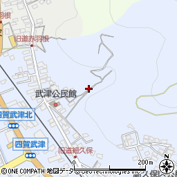 長野県諏訪市四賀武津周辺の地図