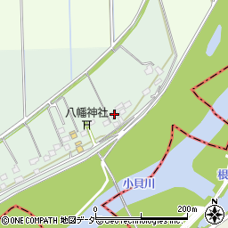 茨城県常総市箕輪町23周辺の地図