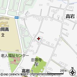 埼玉県白岡市高岩2036周辺の地図