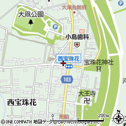 埼玉県春日部市西宝珠花26周辺の地図