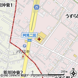 エコス荒川沖店周辺の地図