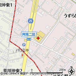 筑波銀行荒川沖東 ＡＴＭ周辺の地図