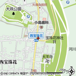 埼玉県春日部市西宝珠花24周辺の地図