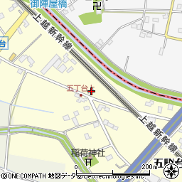 埼玉県桶川市五町台84周辺の地図