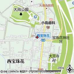 埼玉県春日部市西宝珠花37周辺の地図