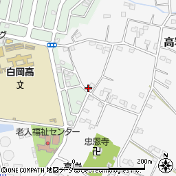 埼玉県白岡市高岩2024周辺の地図