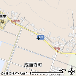 〒910-2147 福井県福井市成願寺町の地図