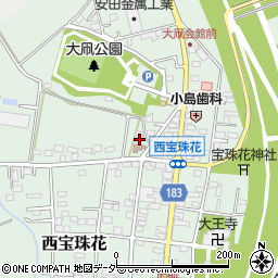 埼玉県春日部市西宝珠花691周辺の地図