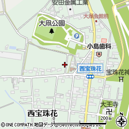 埼玉県春日部市西宝珠花689周辺の地図