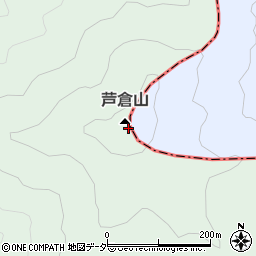芦倉山周辺の地図