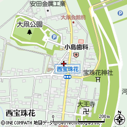 埼玉県春日部市西宝珠花29周辺の地図