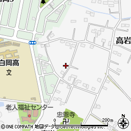 埼玉県白岡市高岩2026周辺の地図