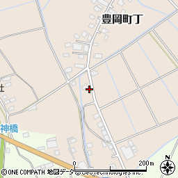 茨城県常総市豊岡町丁1351周辺の地図