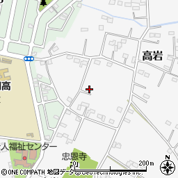 埼玉県白岡市高岩2034-4周辺の地図