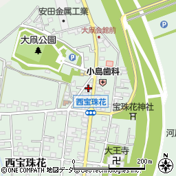 埼玉県春日部市西宝珠花31周辺の地図