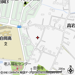埼玉県白岡市高岩2027周辺の地図