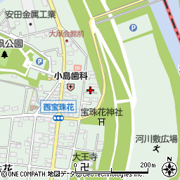 埼玉県春日部市西宝珠花7周辺の地図
