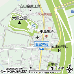 埼玉県春日部市西宝珠花692周辺の地図