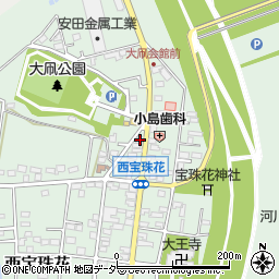 埼玉県春日部市西宝珠花32周辺の地図