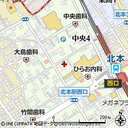 北本駅西口郵便局 ＡＴＭ周辺の地図