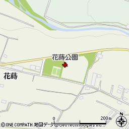 花蒔公園周辺の地図