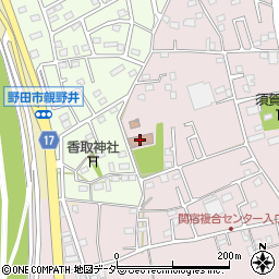 野田市　関宿複合センター周辺の地図
