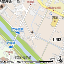 島崎二区コミュニティセンター周辺の地図