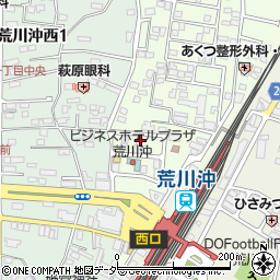 茨城県土浦市中荒川沖町3-24周辺の地図