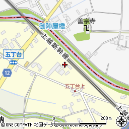 埼玉県桶川市五町台79周辺の地図