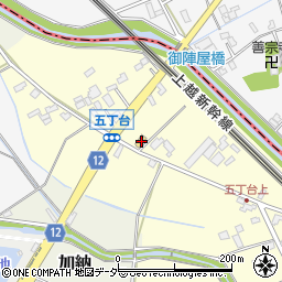 埼玉県桶川市五町台63周辺の地図