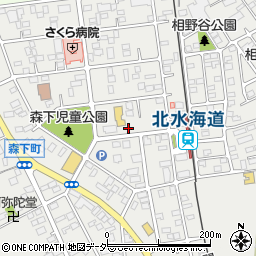 茨城県常総市水海道森下町4395-3周辺の地図