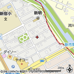 埼玉県東松山市新宿町25-13周辺の地図