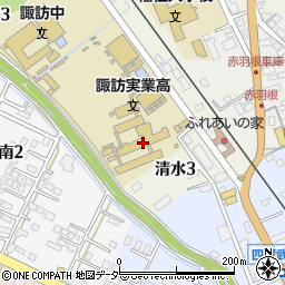 長野県立諏訪実業高等学校周辺の地図