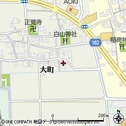 福井県福井市大町22周辺の地図