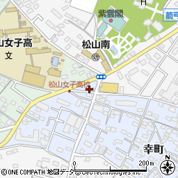 セブンイレブン東松山幸町店周辺の地図