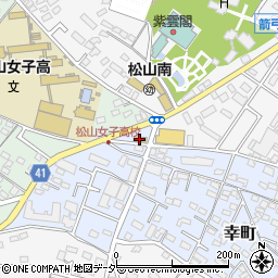 セブンイレブン東松山幸町店周辺の地図