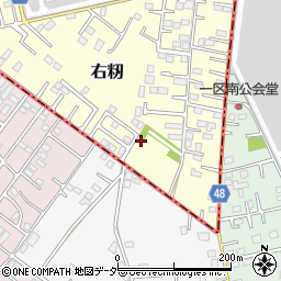 茨城県土浦市右籾2450-74周辺の地図