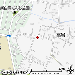 埼玉県白岡市高岩2032周辺の地図