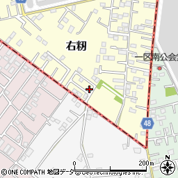 茨城県土浦市右籾2450-76周辺の地図