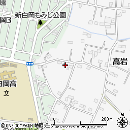 埼玉県白岡市高岩2030周辺の地図