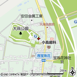 埼玉県春日部市西宝珠花637周辺の地図