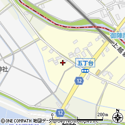 埼玉県桶川市五町台12周辺の地図
