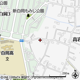 埼玉県白岡市高岩2018周辺の地図